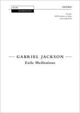 Exile Meditations SATB Choral Score cover